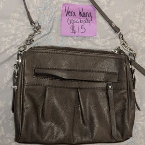 Vera Wang brown crossbody purse LIKE NEW